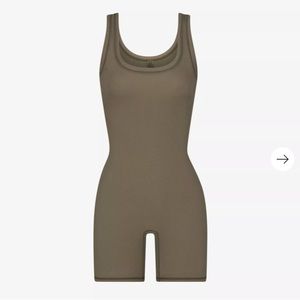 SKIMS ribbed onsie